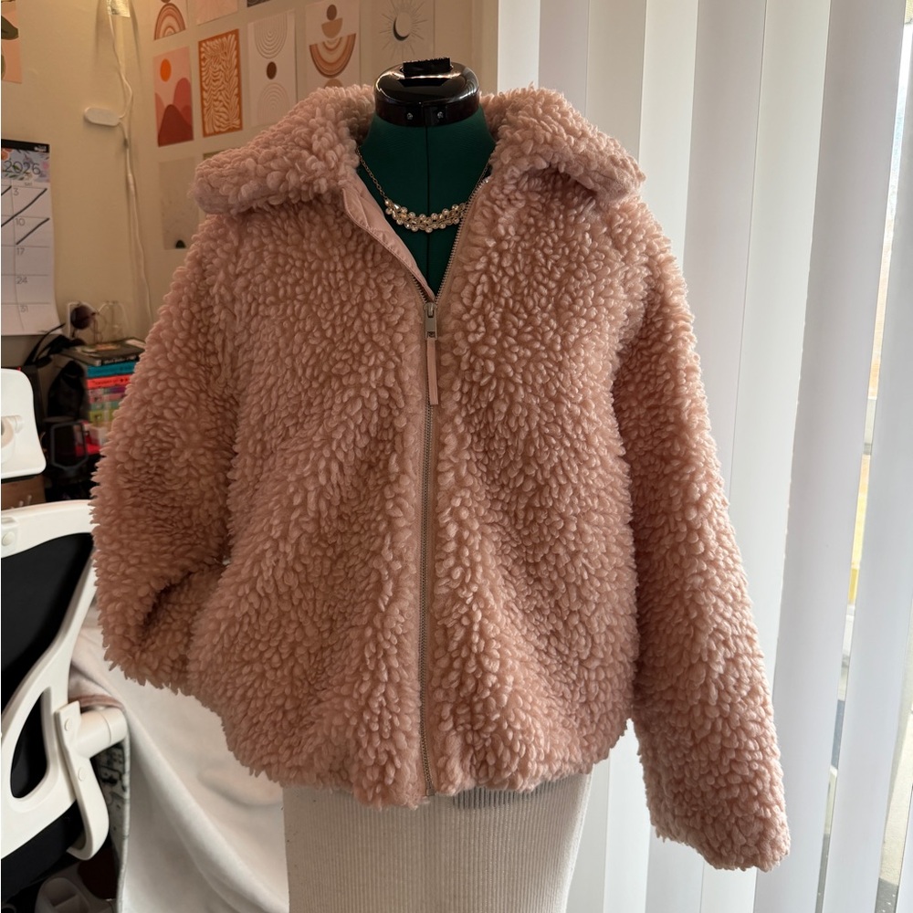 A NEW DAY. Blush Teddy Jacket
